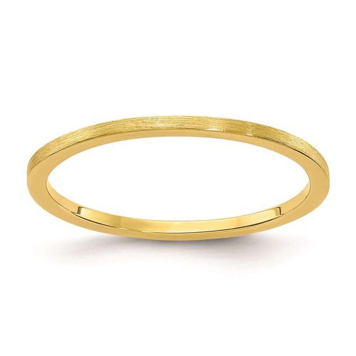 K Gold 1.2mm Flat Satin Stackable Band - Stackable Expressions - Modalova