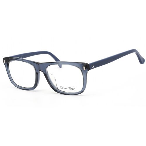 Unisex Eyeglasses - Blue Rectangular Full Rim Plastic Frame / CK5899A 438 - Calvin Klein - Modalova