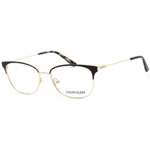 Women's Eyeglasses - Brown Metal Frame Clear Demo Lens / CK18108 200 - Calvin Klein - Modalova