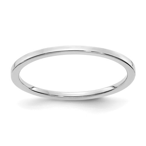 K White Gold 1.2mm Flat Stackable Band - Stackable Expressions - Modalova