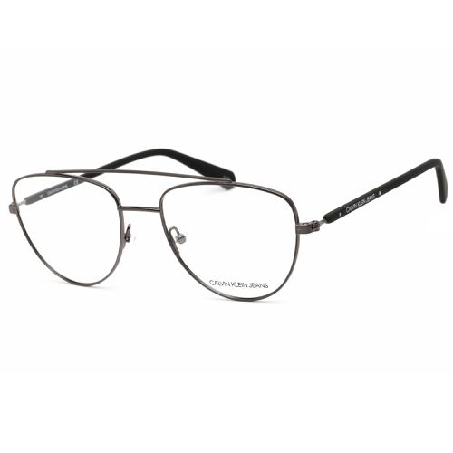 Unisex Eyeglasses - Aviator Metal Frame Clear Lens / CKJ19308 008 - Calvin Klein Jeans - Modalova