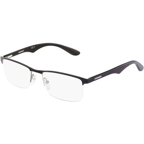 Men's Eyeglasses - Black and Ruthenium Rectangular Frame / Ca 6623 07A1 00 - Carrera - Modalova