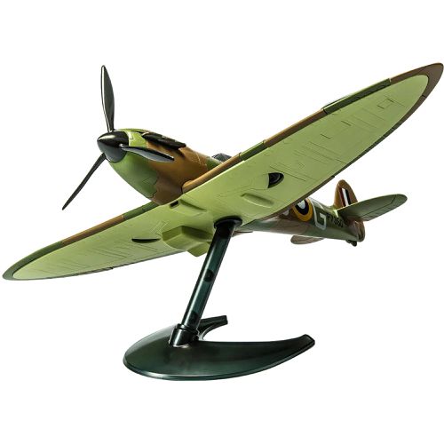 Skill 1 Model Airplane Kit - Spitfire Snap Together Painted - Airfix Quickbuild - Modalova