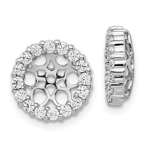 K White Gold Diamond Earring Jackets - Jewelry - Modalova