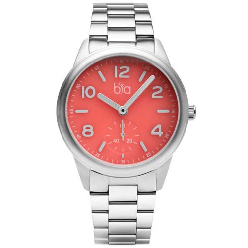 Women's Quartz Watch - Suffragette Pink Dial Stainless Steel Bracelet / B1014 - BIA - Modalova