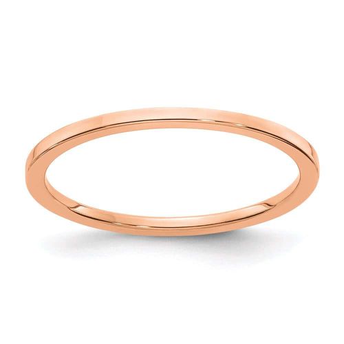 K Rose Gold 1.2mm Flat Stackable Band - Stackable Expressions - Modalova
