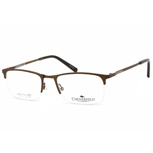Women's Eyeglasses - Brown Half Rim Frame Clear Lens / CH 893 009Q 00 - Chesterfield - Modalova