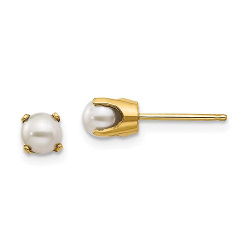K 4mm June/FW Cultured Pearl Post Earrings - Jewelry - Modalova