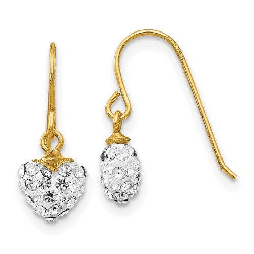 K Crystal Heart Dangle Earrings - Jewelry - Modalova