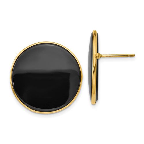 K Black Onyx Earrings - Jewelry - Modalova