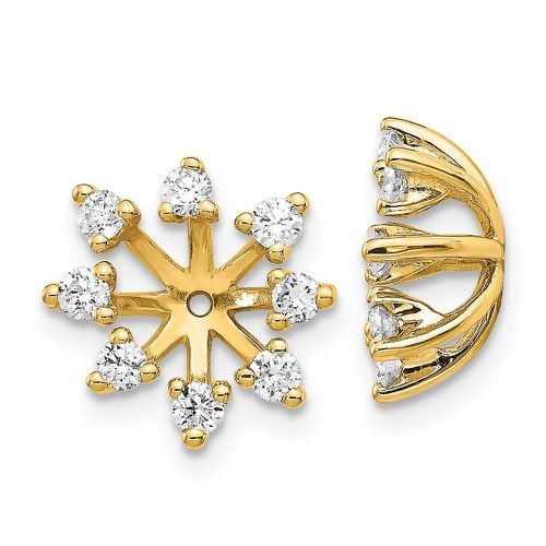 K Fancy Diamond Earring Jacket Mountings No Stones Included - Jewelry - Modalova