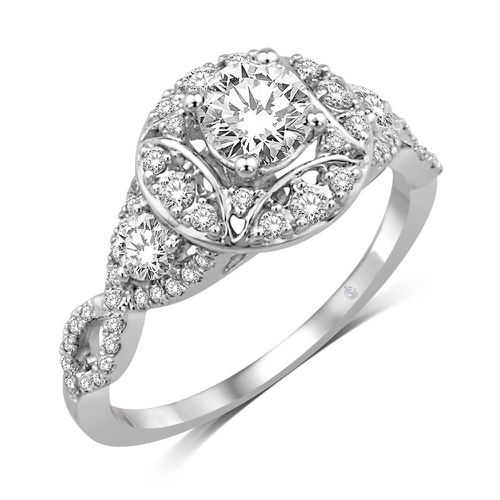 K White Gold 1 1/10 Ct.Tw Engagement Ring - Star Significance - Modalova