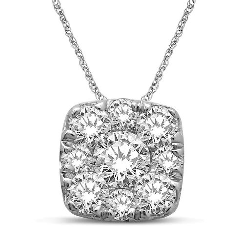 K White Gold 3/5 Ct.Tw.Diamond Fashion Pendant - Star Significance - Modalova