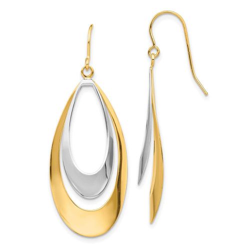 K Two-tone Dangle Earrings - Jewelry - Modalova