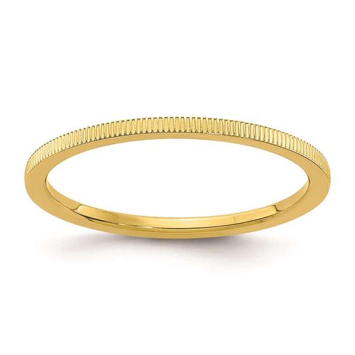 K Gold 1.2mm Lind Pattern Stackable Band - Stackable Expressions - Modalova