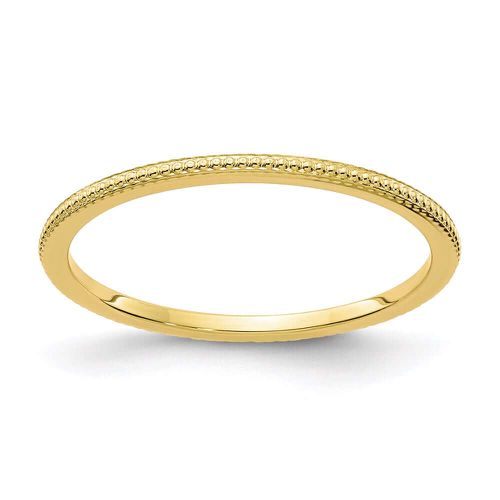 K Gold 1.2mm Bead Stackable Band - Stackable Expressions - Modalova