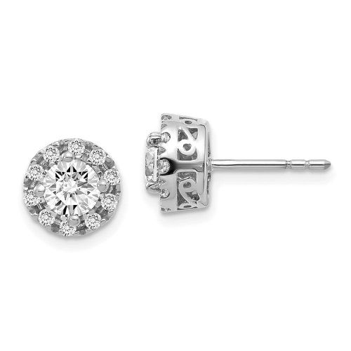 K White Gold Stud Plus Diamond Earring Semi-mount - Jewelry - Modalova