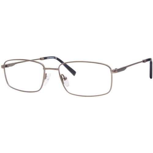 Men's Eyeglasses - Silver Metal Rectangular Frame Demo Lens / CH 892 0YB7 - Chesterfield - Modalova