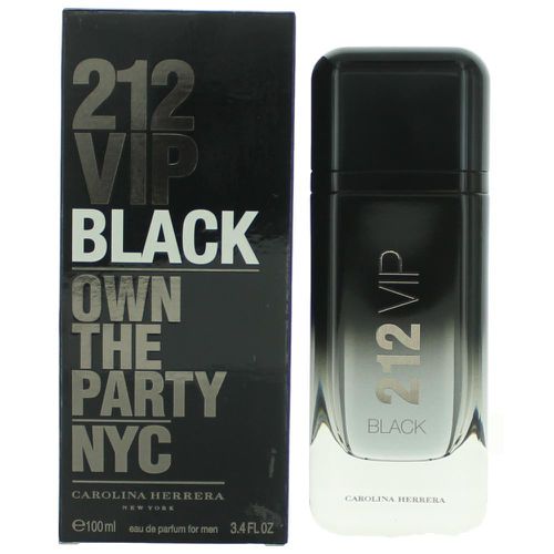 VIP Black by , 3.4 oz Eau De Parfum Spray for Men - Carolina Herrera - Modalova
