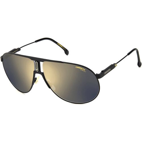 Unisex Sunglasses - Havana Metal Frame Blue sf Gold sp Lens / SAFARI65 86 - Carrera - Modalova