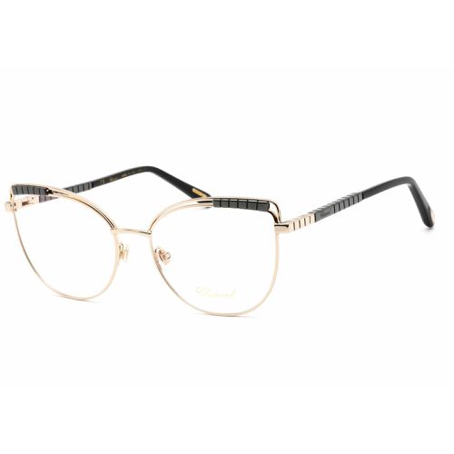 Women's Eyeglasses - Gold Metal Cat Eye Frame Clear Demo Lens / VCHC70 0300 - Chopard - Modalova