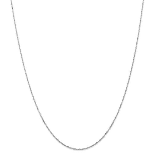 K White Gold .7 mm Carded Cable Rope Chain - Jewelry - Modalova