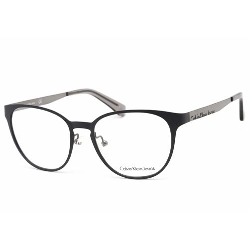 Unisex Eyeglasses - Gray Metal Frame Clear Demo Lens / CKJ141AF 006 - Calvin Klein Jeans - Modalova