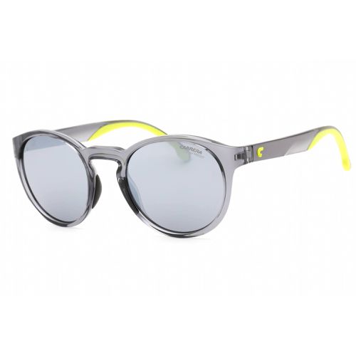 Men's Sunglasses - Full Rim Grey Plastic Round Frame / 8056/S 0KB7 T4 - Carrera - Modalova