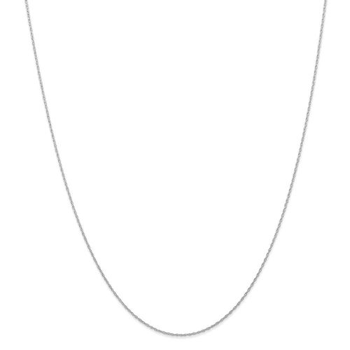 K White Gold .6 mm Carded Cable Rope Chain - Jewelry - Modalova