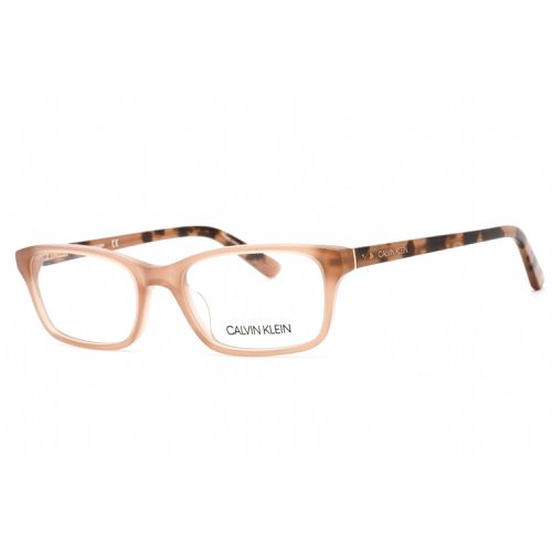 Men's Eyeglasses - Milky Taupe Plastic Rectangular Frame / CK19518 269 - Calvin Klein - Modalova