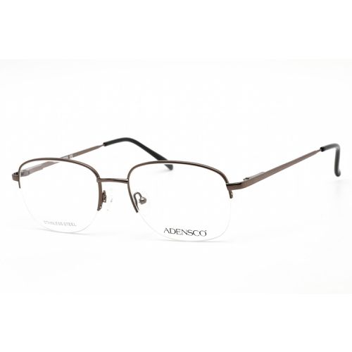 Men's Eyeglasses - Half Rim Gunmetal Stainless Steel Frame / Bill/N 03WK 00 - Adensco - Modalova