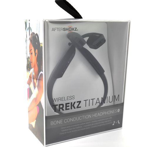 AS600SG Trekz Titanium Wireless Bone Conduction Open Ear Slate Grey Headphones - AfterShokz - Modalova