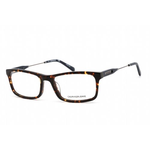 Men's Eyeglasses - Dark Tortoise/Blue Rectangular / CKJ20809 235 - Calvin Klein Jeans - Modalova