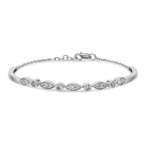 K White Gold Diamond Bangle Bracelet - Jewelry - Modalova