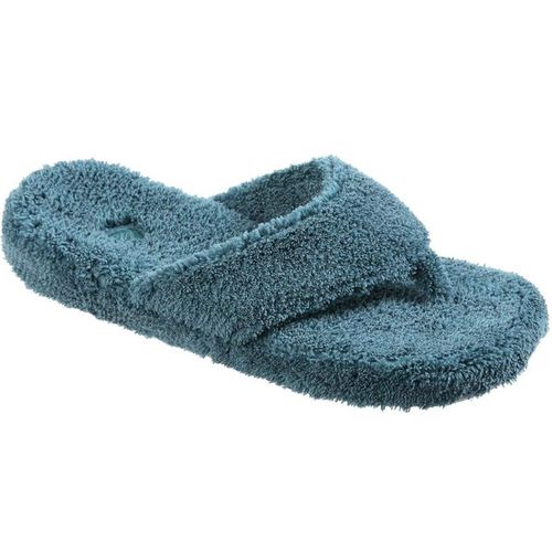 Women’s Slippers - Spa Thong Comfort Peacock Soft Terry, Small / A10454PEAWS - Acorn - Modalova