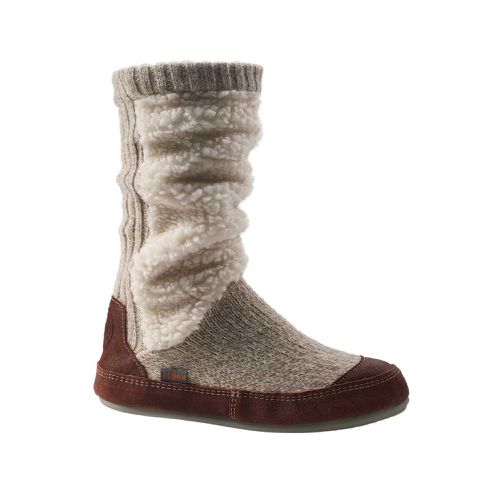 Women's Slouch Boots - Genuine Suede Toe, Buff Popcorn, X-Large / A10161ACCWXL - Acorn - Modalova