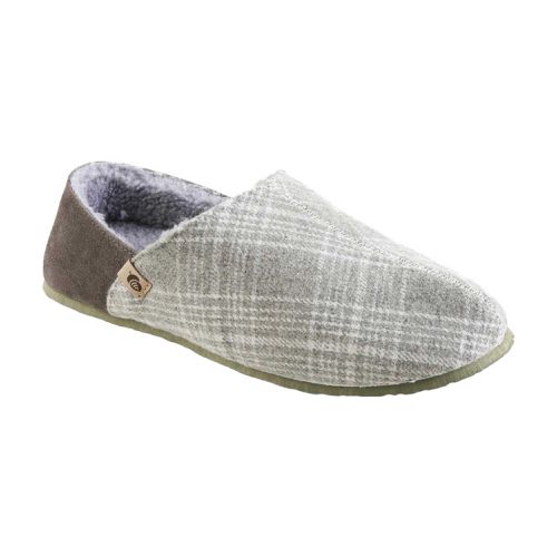 Men's Slippers - Parker Algae Sole Grey Plaid Flannel, X-Large / A20158GPLMXL - Acorn - Modalova