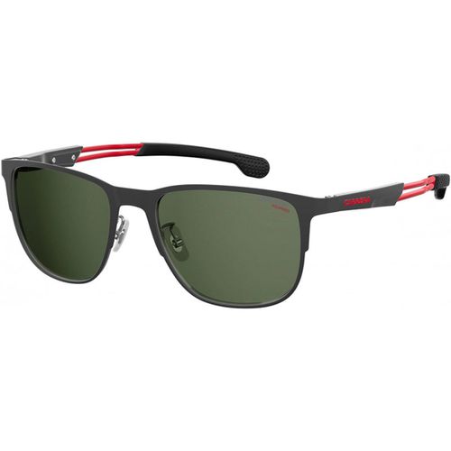 Men's Sunglasses - Green Polarized Lens Black Ruthenium Frame / 4014GS 0284 - Carrera - Modalova