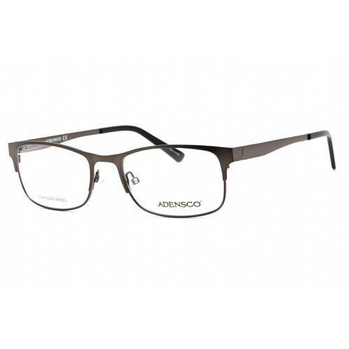 Men's Eyeglasses - Full Rim Matte Dark Ruthenium Plastic / AD 125 0R80 00 - Adensco - Modalova