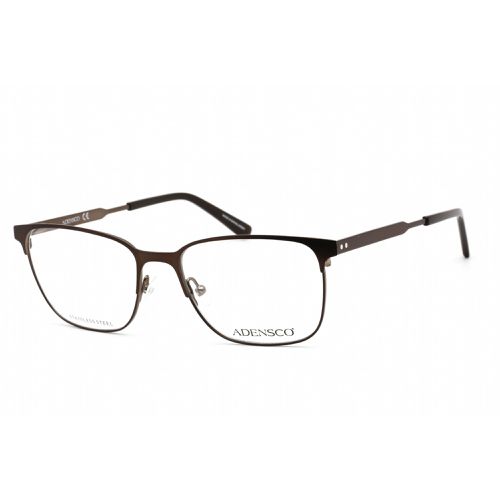 Men's Eyeglasses - Matte Brown Stainless Steel Rectangular / AD 123 0YZ4 00 - Adensco - Modalova