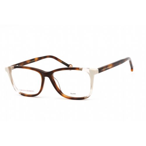 Women's Eyeglasses - Havana/Ivory Acetate Frame / CH 0066 0C1H 00 - Carolina Herrera - Modalova
