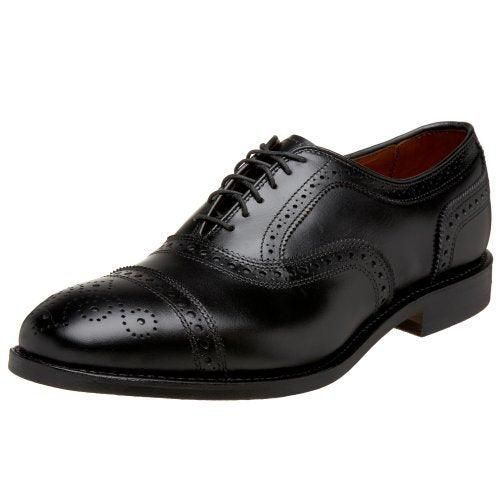 Men's McAllister Wing Tip Oxford Black Leather Shoes - Allen Edmonds - Modalova