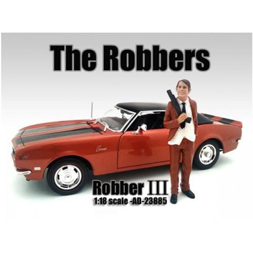 Figure - The Robbers Robber III For 1:18 Scale Models, 4 inch - American Diorama - Modalova