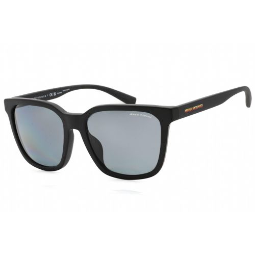 Men's Sunglasses - Square Frame Grey Polarized Lens / 0AX4108SF 807881 - Armani Exchange - Modalova