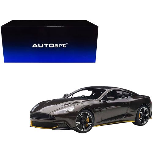 Model Car - 2017 Aston Martin Vanquish S Kopi Bronze with Carbon Top - Autoart - Modalova