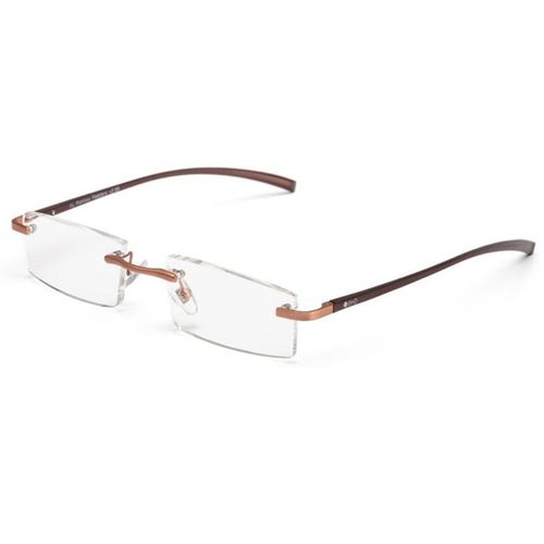 Unisex Eyeglasses - AL Readers Rimless +1.50, Matte Bronze/Brown / 2288-38-15 - B+D - Modalova