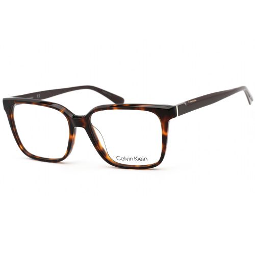 Women's Eyeglasses - Brown Havana Acetate Rectangular Frame / CK21520 220 - Calvin Klein - Modalova