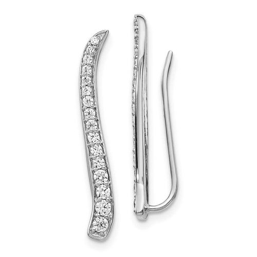 K White Gold Diamond Earrings - Jewelry - Modalova