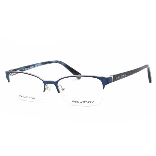 Women's Eyeglasses - Matte Blue Rectangular Half Rim / Elsa 0FLL 00 - Banana Republic - Modalova