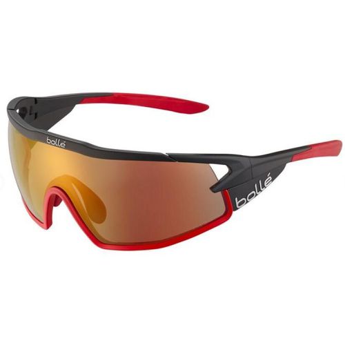 Unisex Sunglasses - B-ROCK PRO BLACK MATT - PHANTOM BROWN RED PHOTOCHROMIC - Bolle - Modalova